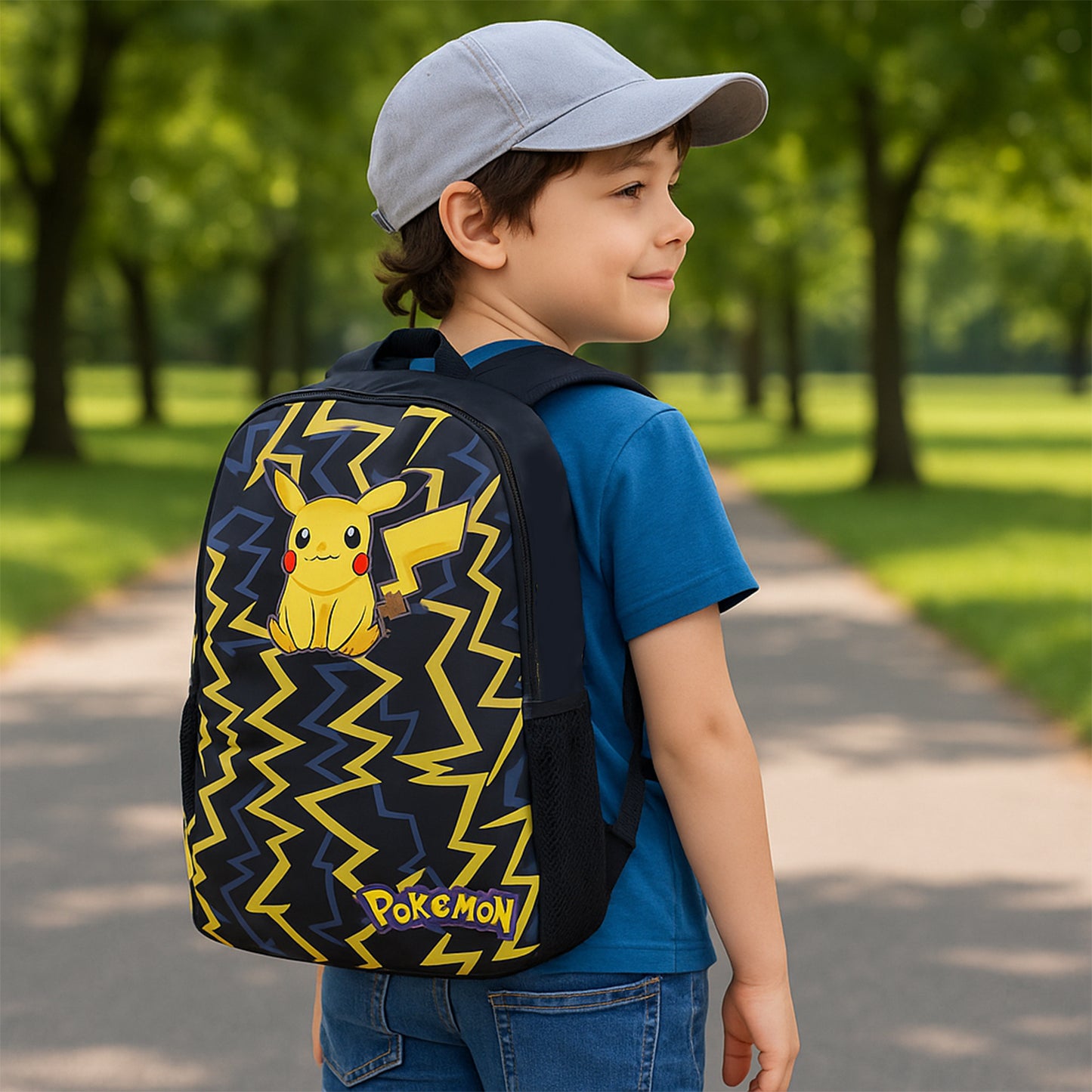 Cartoon Character School Bag Combo Set For Kids (3 Pc)