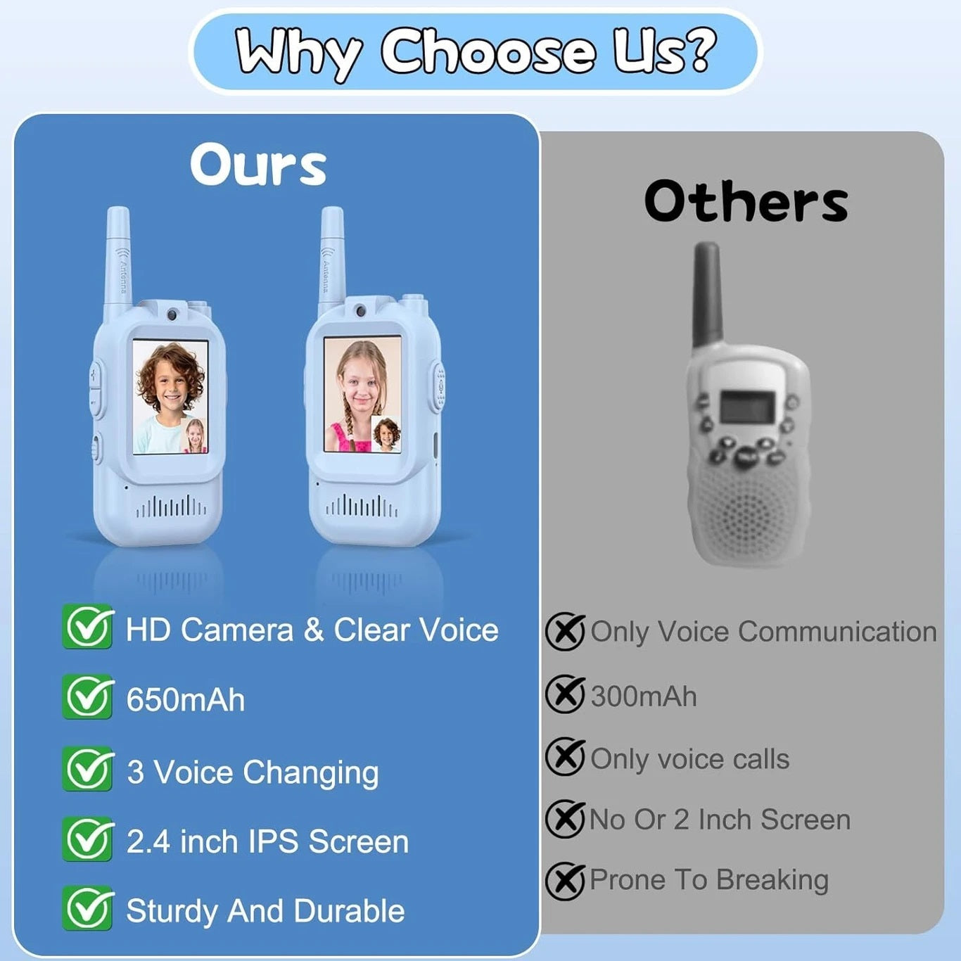 ⚡ | Video Walkie Talkie for Kids |⚡