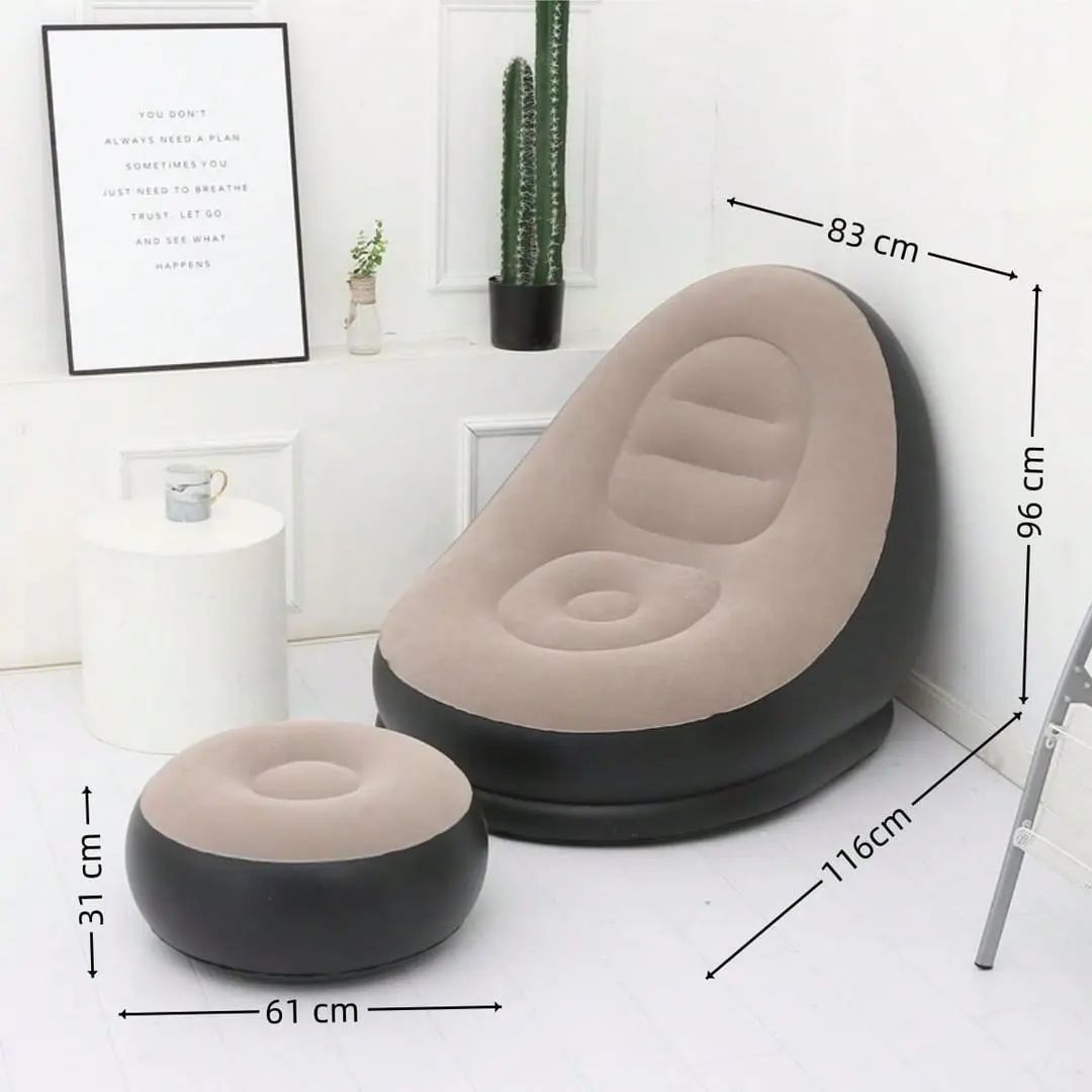 💥 Air Sofa with Foot Rest and Pump 💥