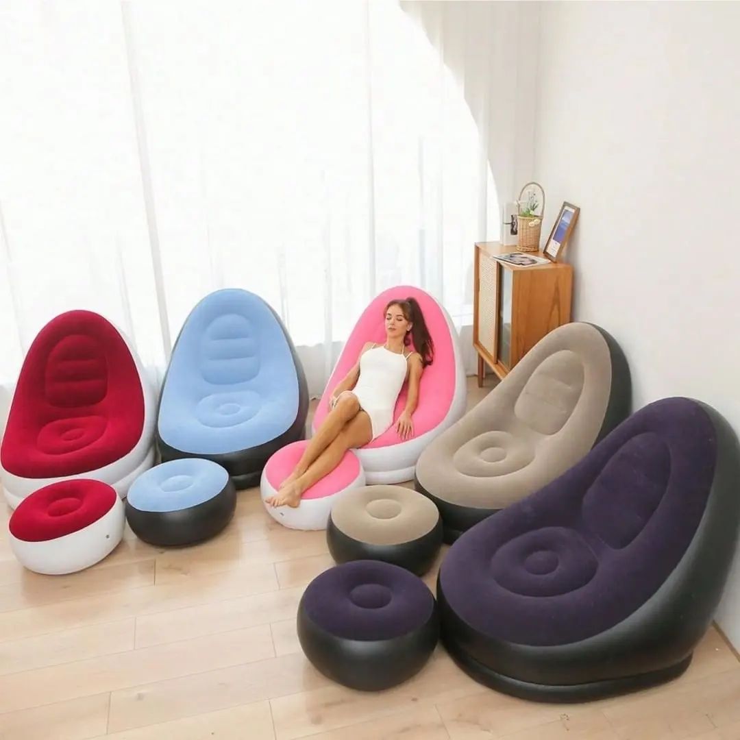 💥 Air Sofa with Foot Rest and Pump 💥