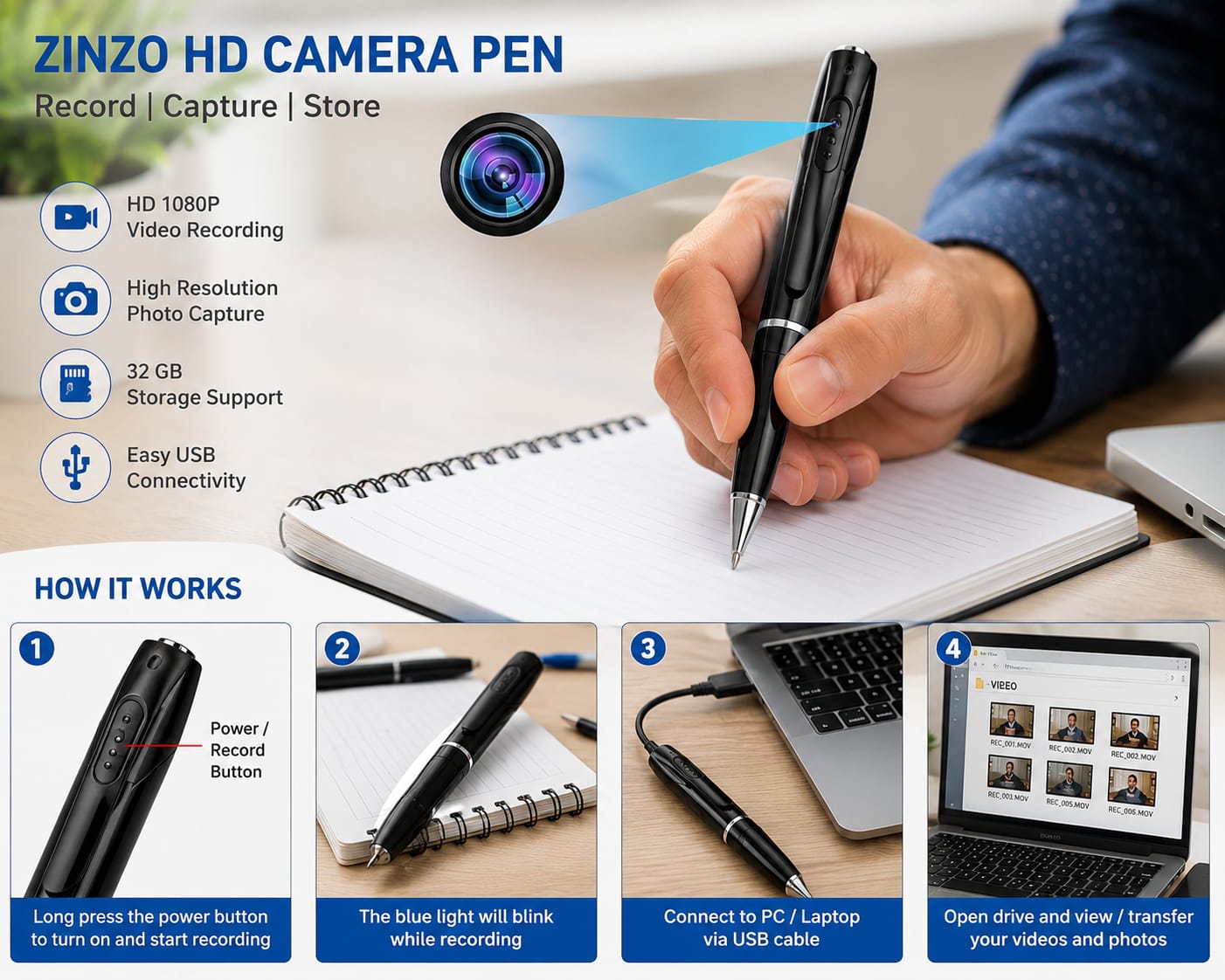 💥 Spy Camera Pen 💥